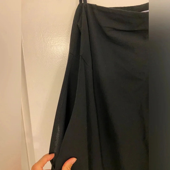 Pampelone Drop Shoulder Linen Top Black Size Large - Picture 3 of 5